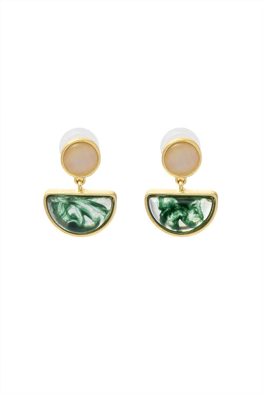 Smudged Geometric Earrings sold by Micas