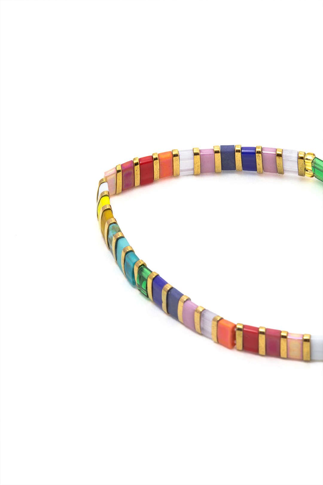Rainbow Beaded Bbracelet sold by Micas product image thumbnail 3