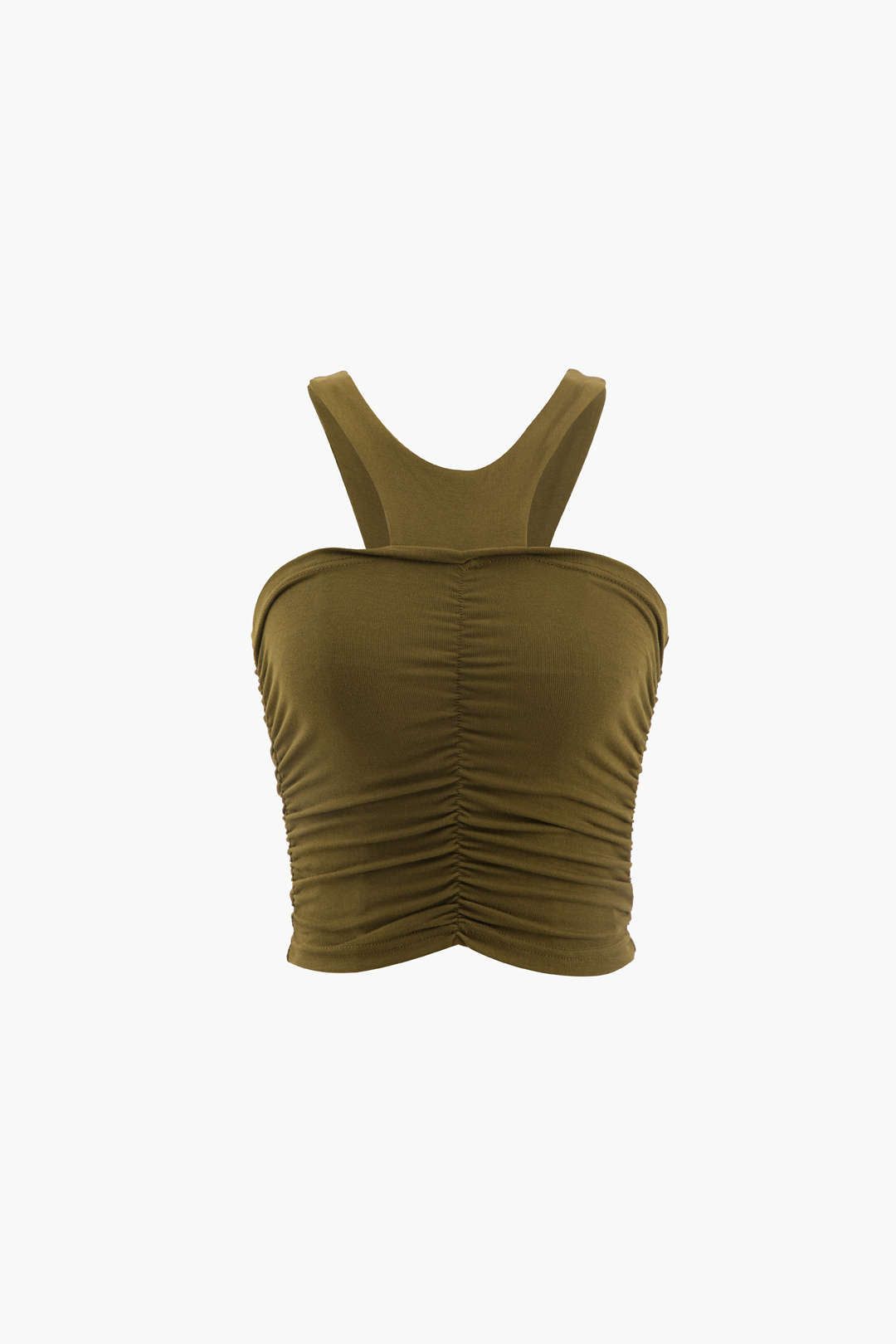 Ruched Detail Tank Top sold by Micas