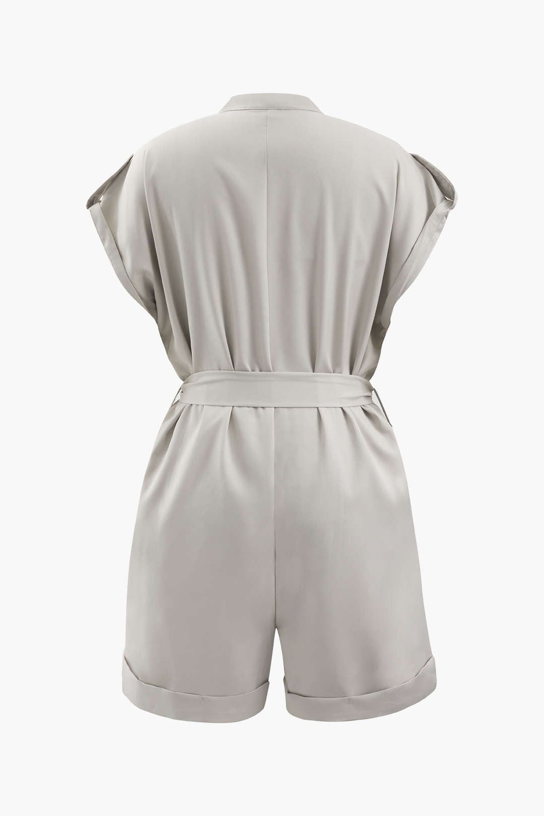 Rolled Hem Utility Romper sold by Micas product image thumbnail 2