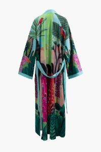 Tropical Print Belted Cover-up sold by Micas