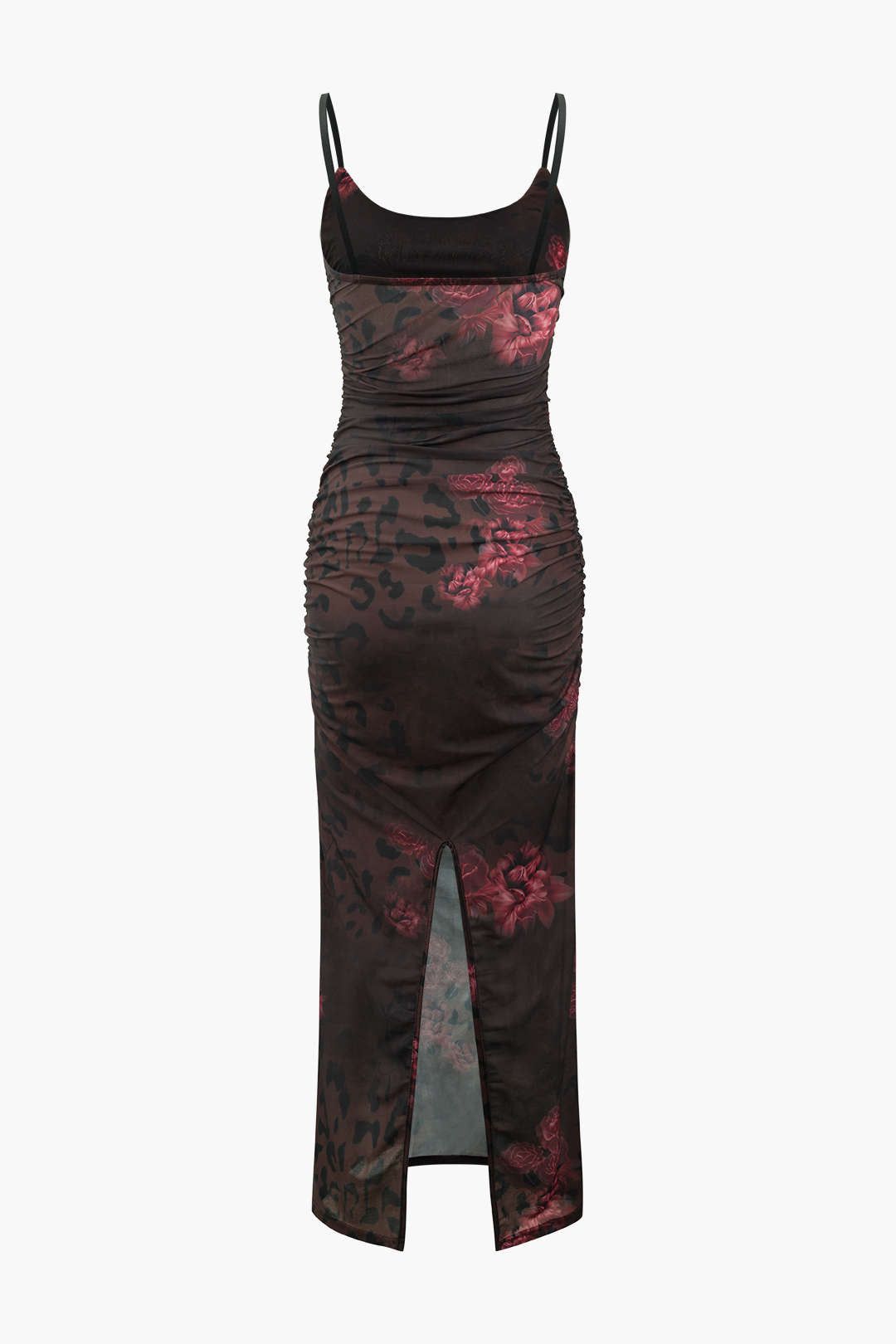Floral Print Back Slit Maxi Dress sold by Micas product image thumbnail 2