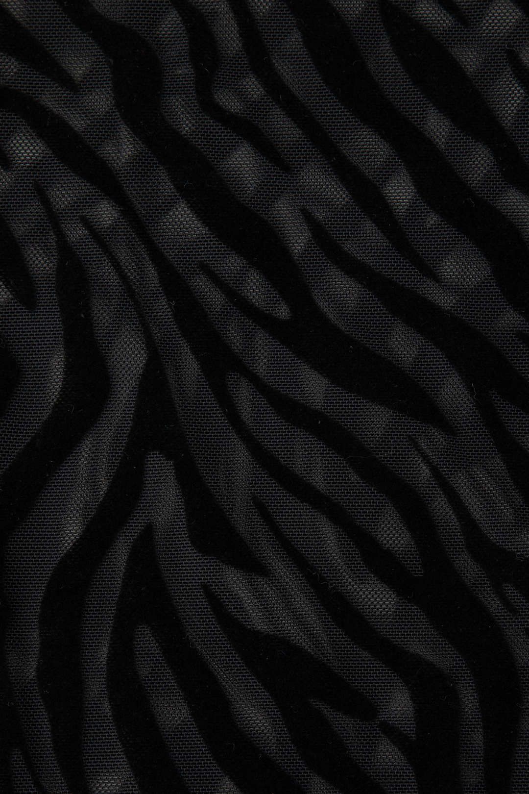 Flocked Mesh Backless Maxi Dress sold by Micas product image thumbnail 4