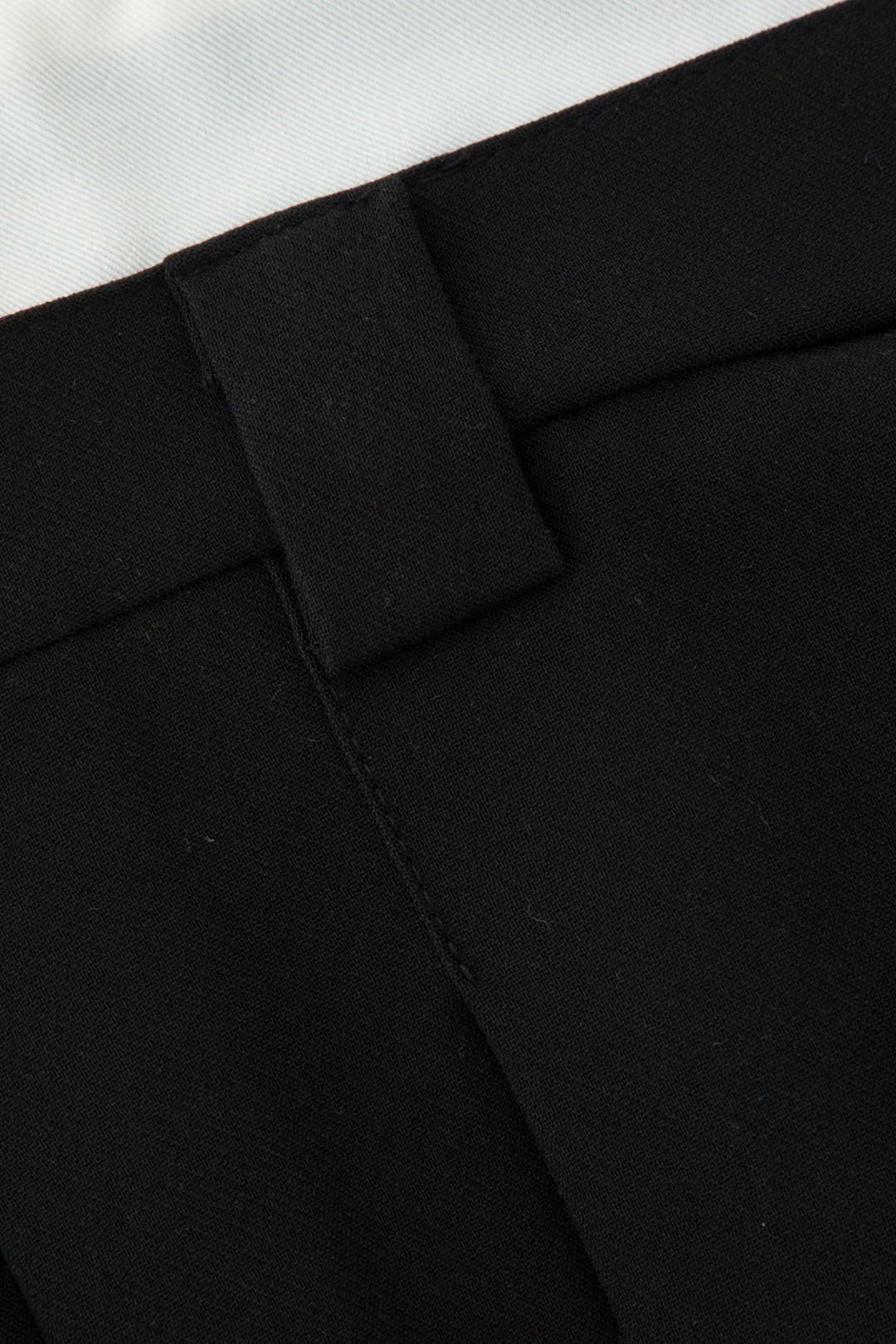 Contrast Pleated Raw Hem Mini Skirt With Belt sold by Micas product image thumbnail 5