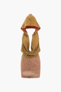 Hooded Cowl Neck Backless Mini Dress sold by Micas