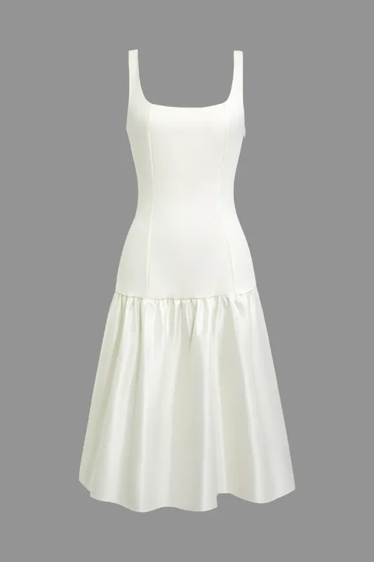 Solid Sleeveless Midi Dress sold by Micas