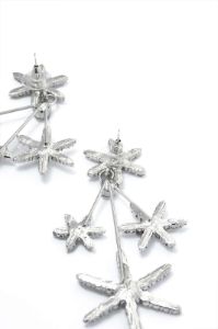 Star & Moon Crystal Drop Earrings sold by Micas