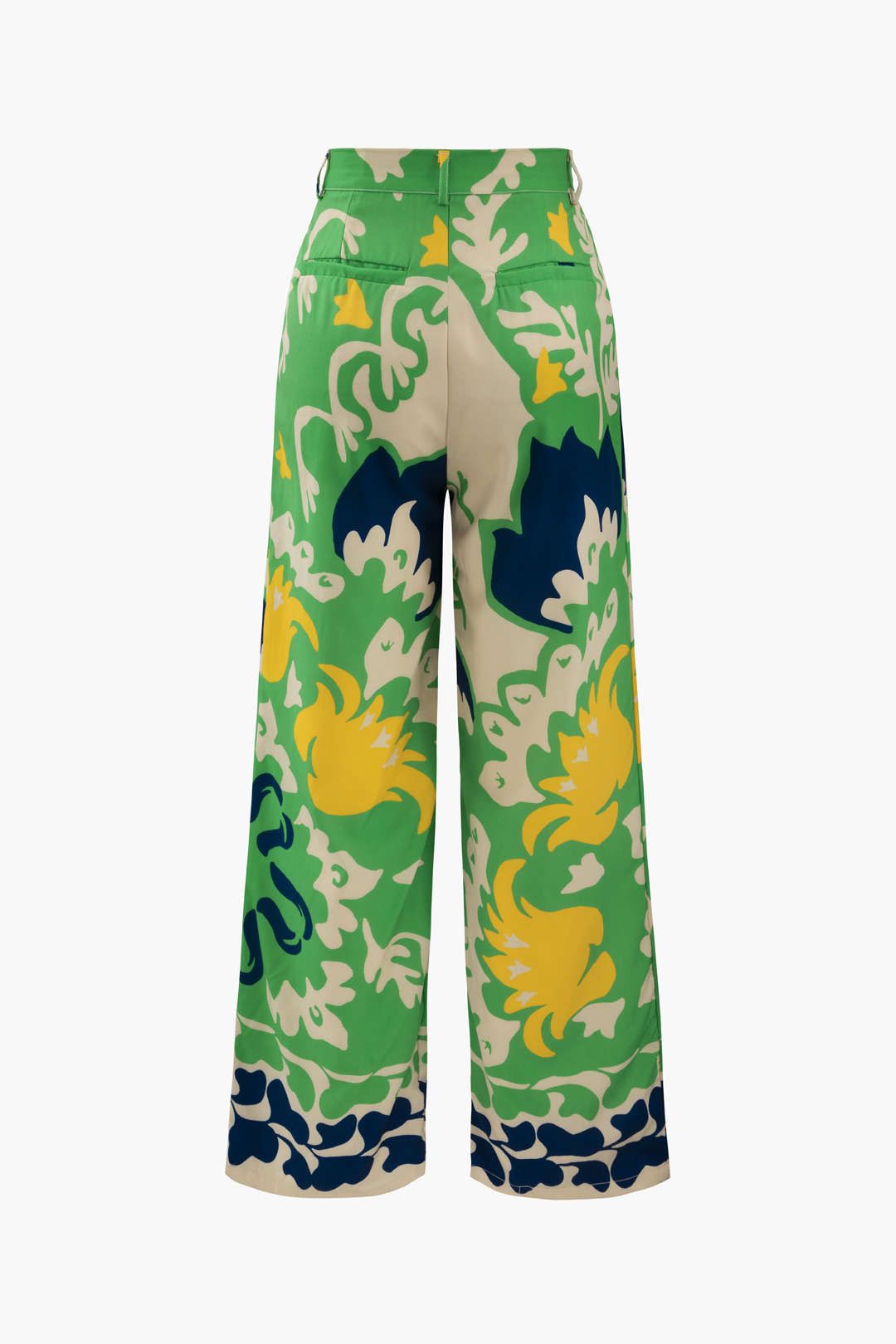Leaves Print Full-length Pants sold by Micas product image thumbnail 2