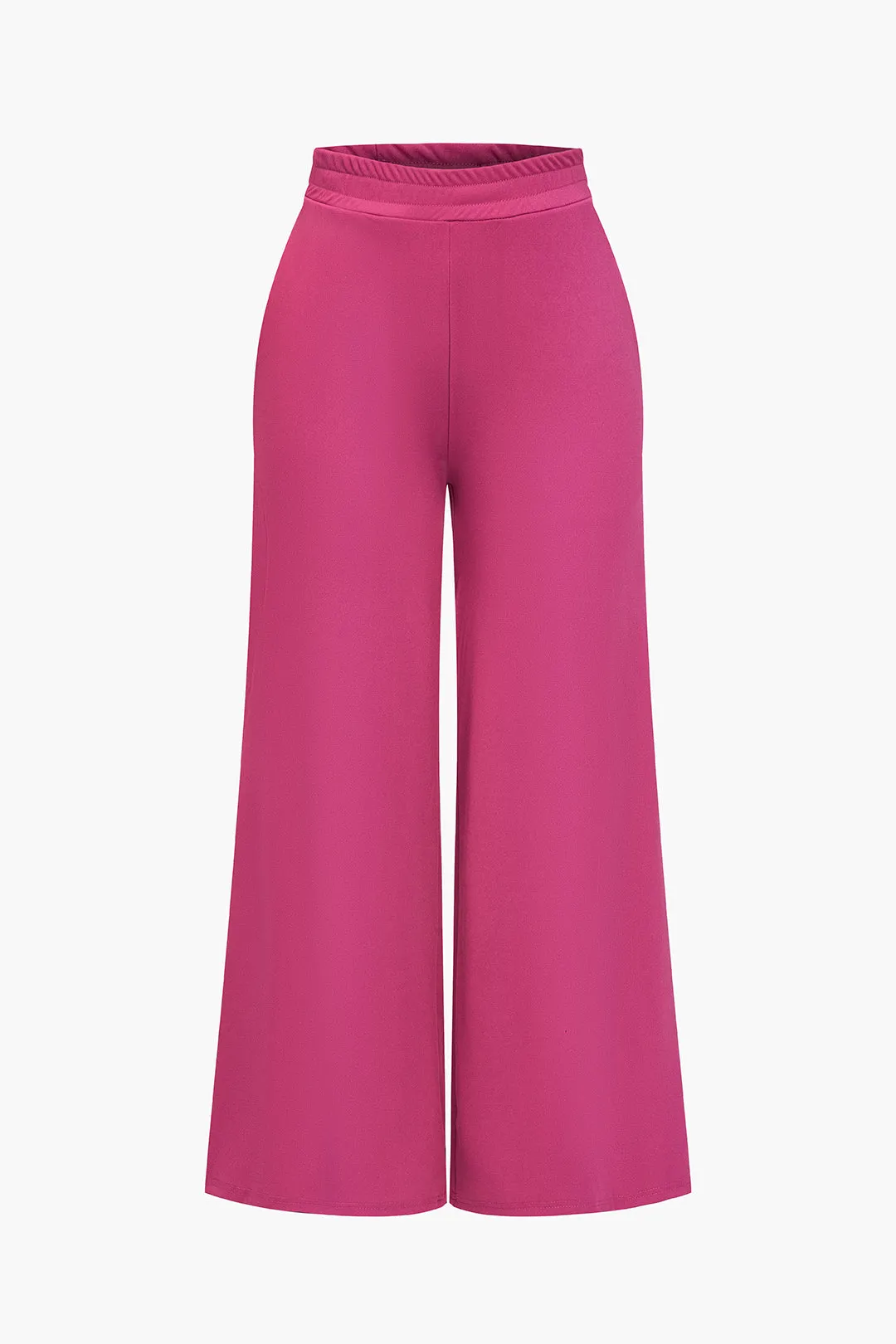 Solid Backless Cut Out Tie-Up Top And Trousers Set sold by Micas product image thumbnail 3