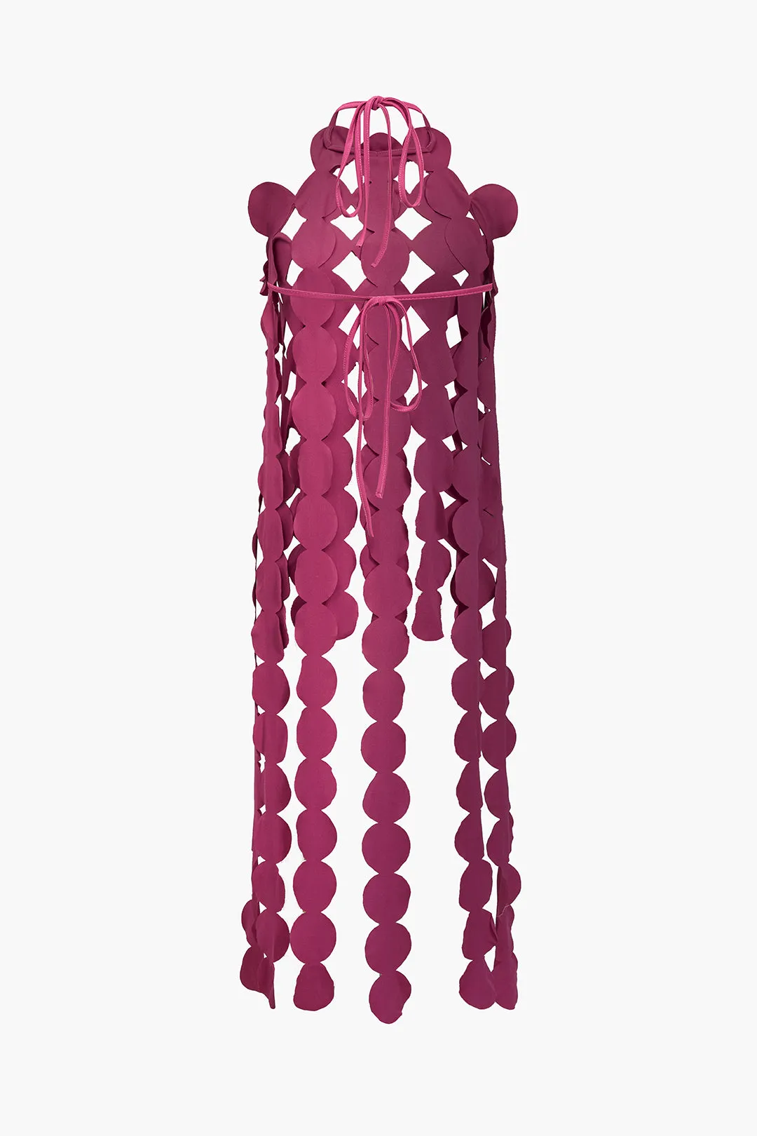 Solid Backless Cut Out Tie-Up Top And Trousers Set sold by Micas product image thumbnail 4