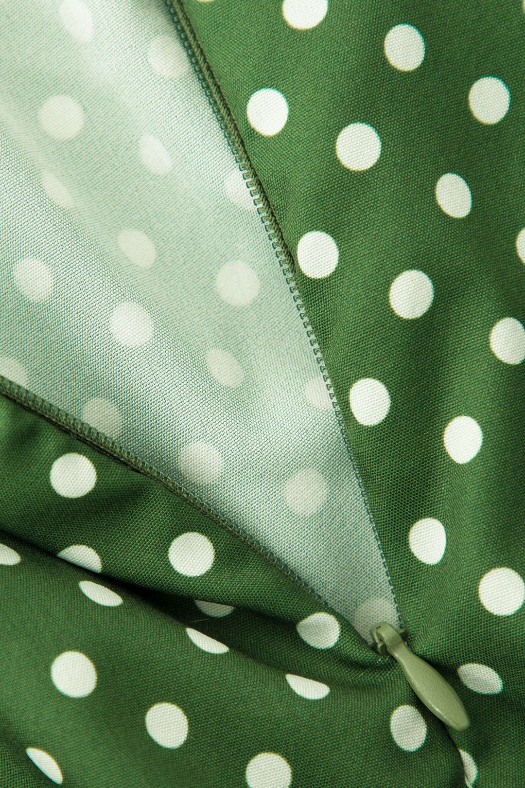 Polka Dot Asymmetric Wrap Midi Dress sold by Micas product image thumbnail 5