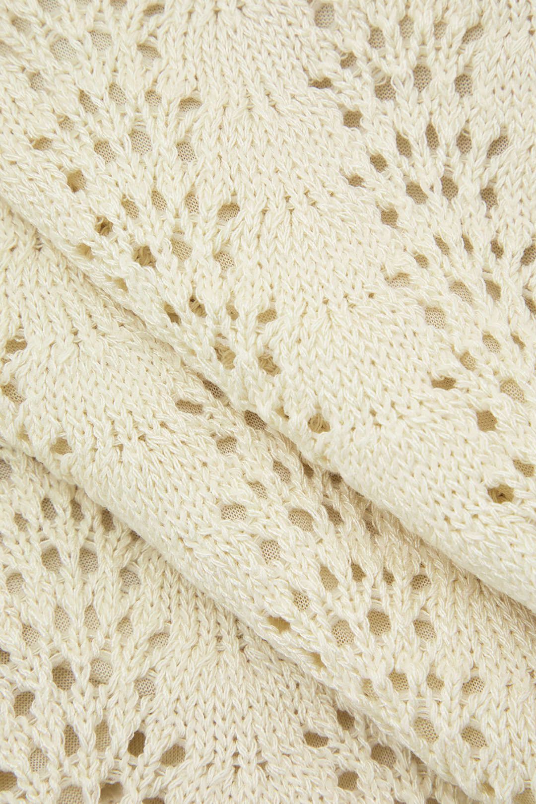 Openwork Knit Ruffle Mini Skirt sold by Micas product image thumbnail 4