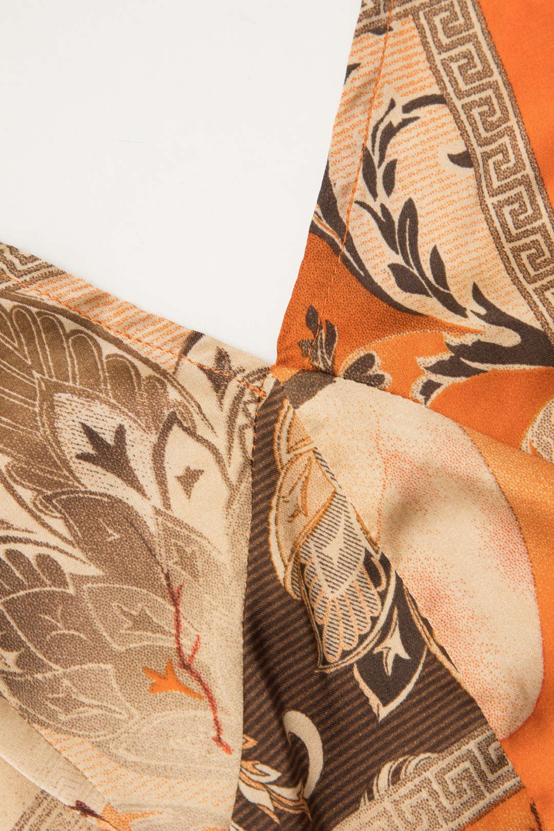 Floral Print V-neck Tie Back Wide Leg Jumpsuit sold by Micas product image thumbnail 3