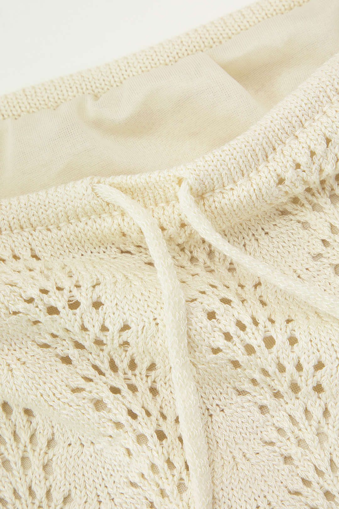 Openwork Knit Ruffle Mini Skirt sold by Micas product image thumbnail 3