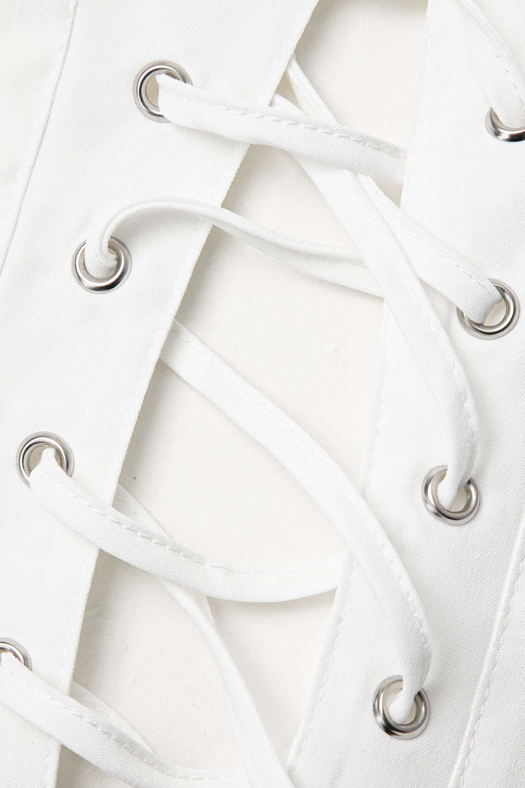 Lace-Up Double Zip Tube Top sold by Micas product image thumbnail 4