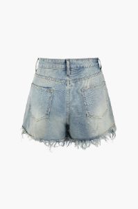 Frayed Distressed Denim Shorts sold by Micas