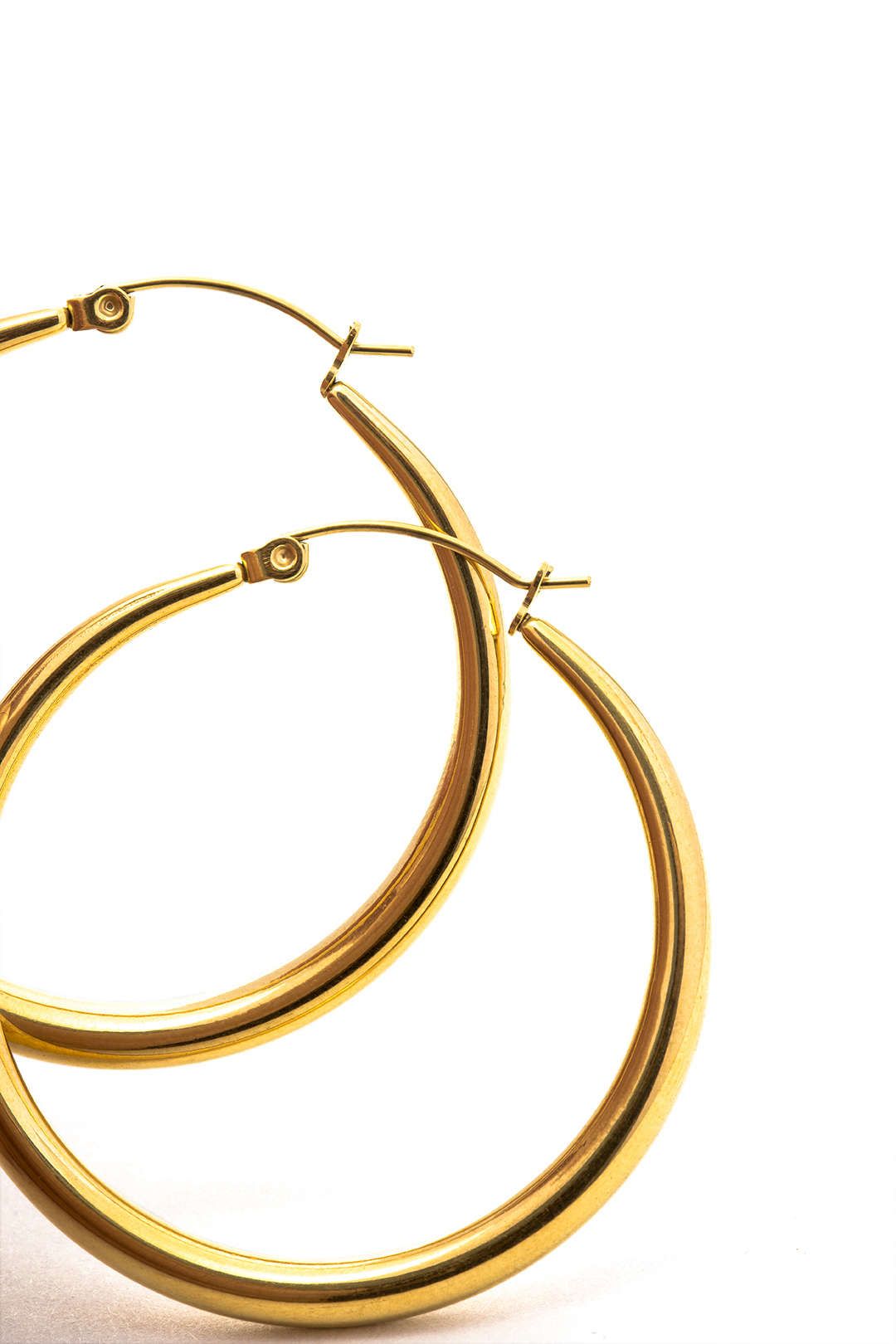 Gold Hoop Earrings sold by Micas product image thumbnail 4