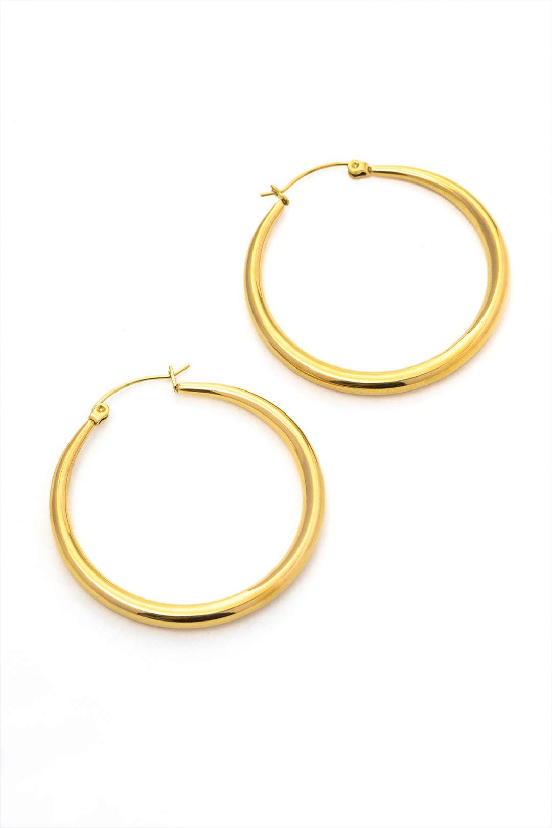 Gold Hoop Earrings sold by Micas product image thumbnail 2