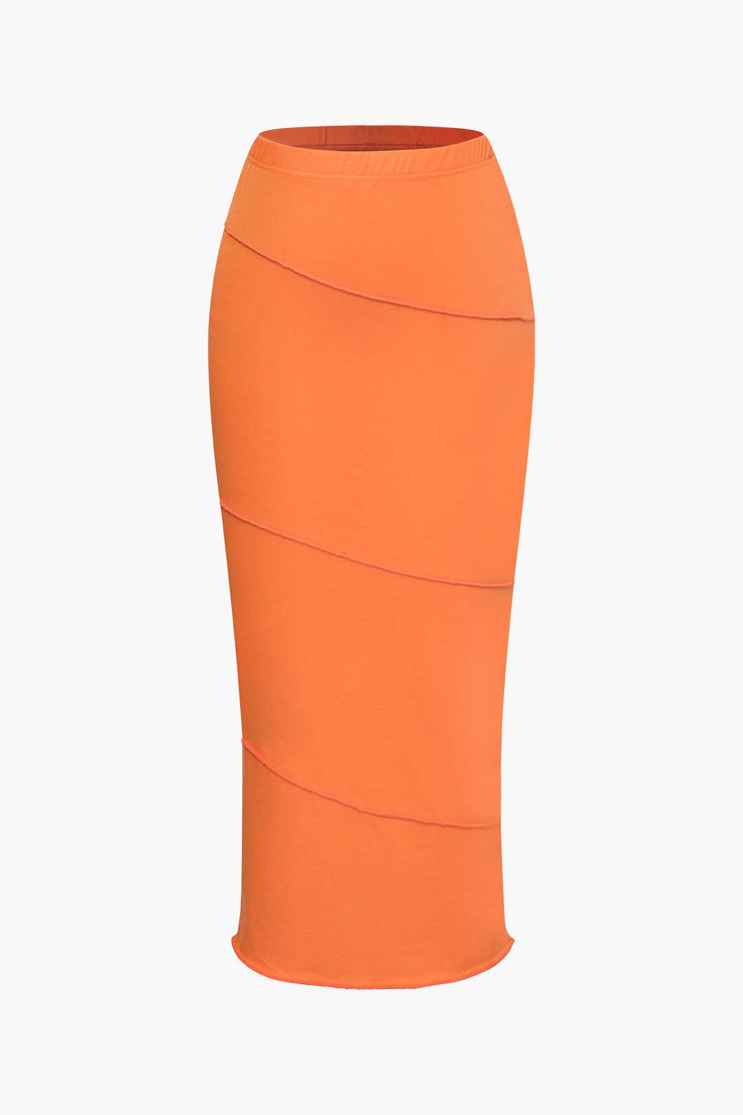 Stitching Midi Skirt sold by Micas