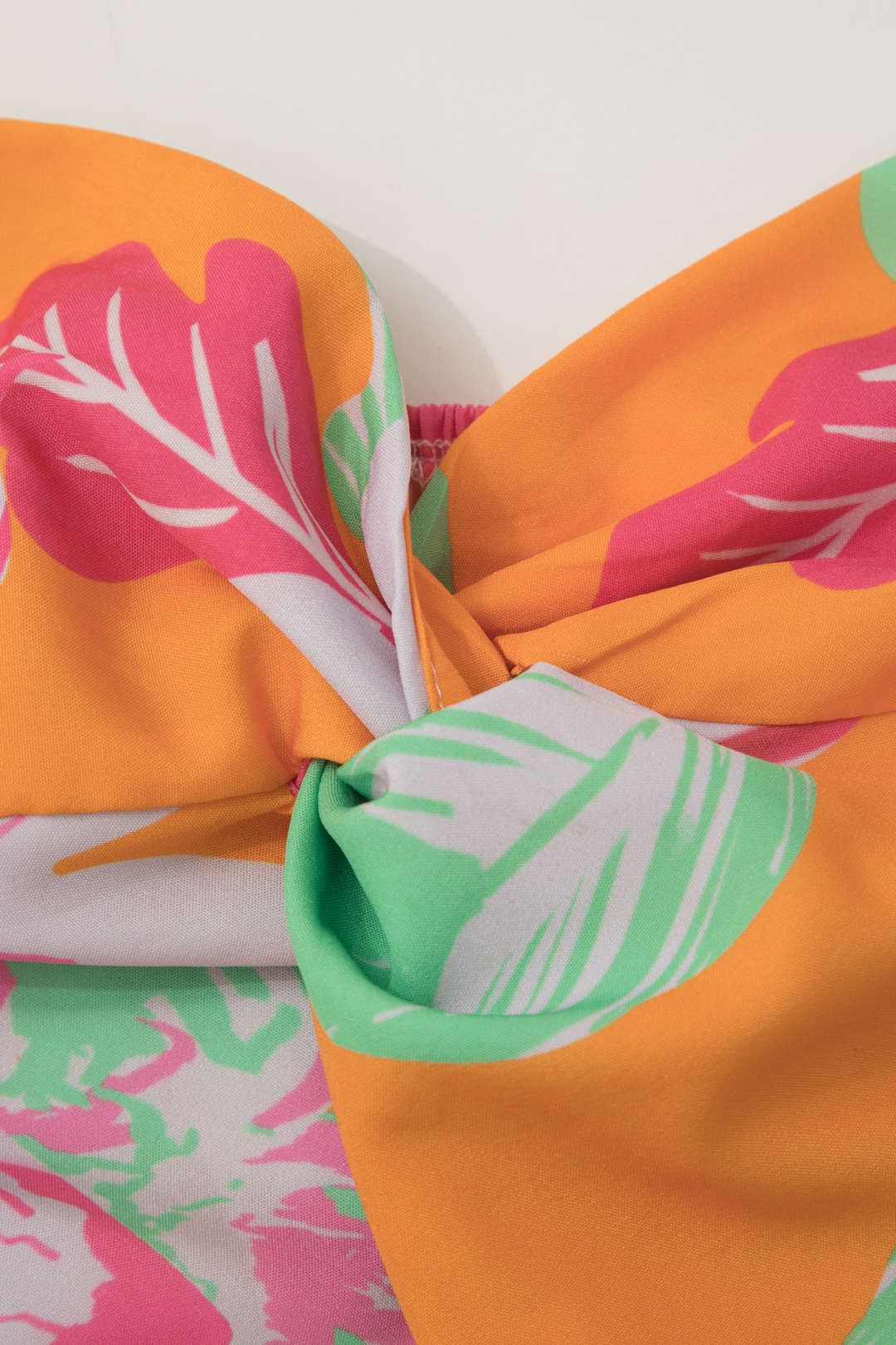 Floral Print Twist Front Pleated Jumpsuit sold by Micas product image thumbnail 3