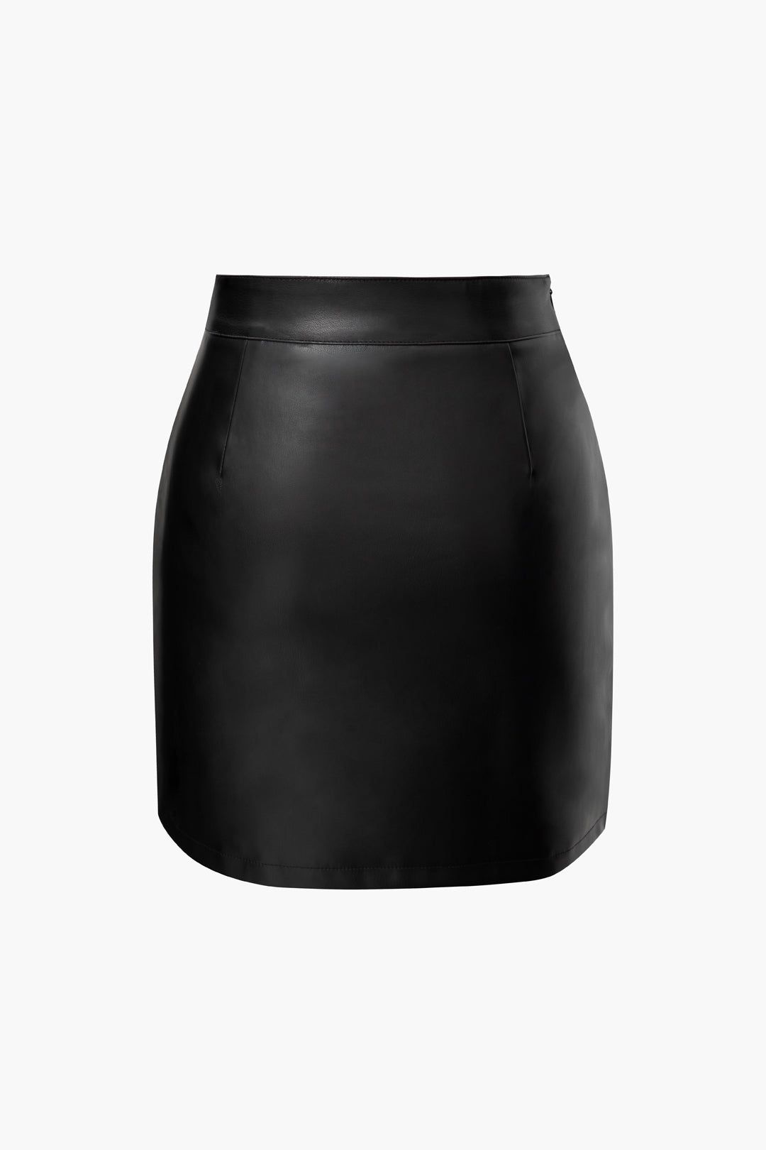 Faux Leather A-line Mini Skirt sold by Micas product image thumbnail 2