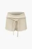 Solid Drawstring Sweater Shorts sold by Micas
