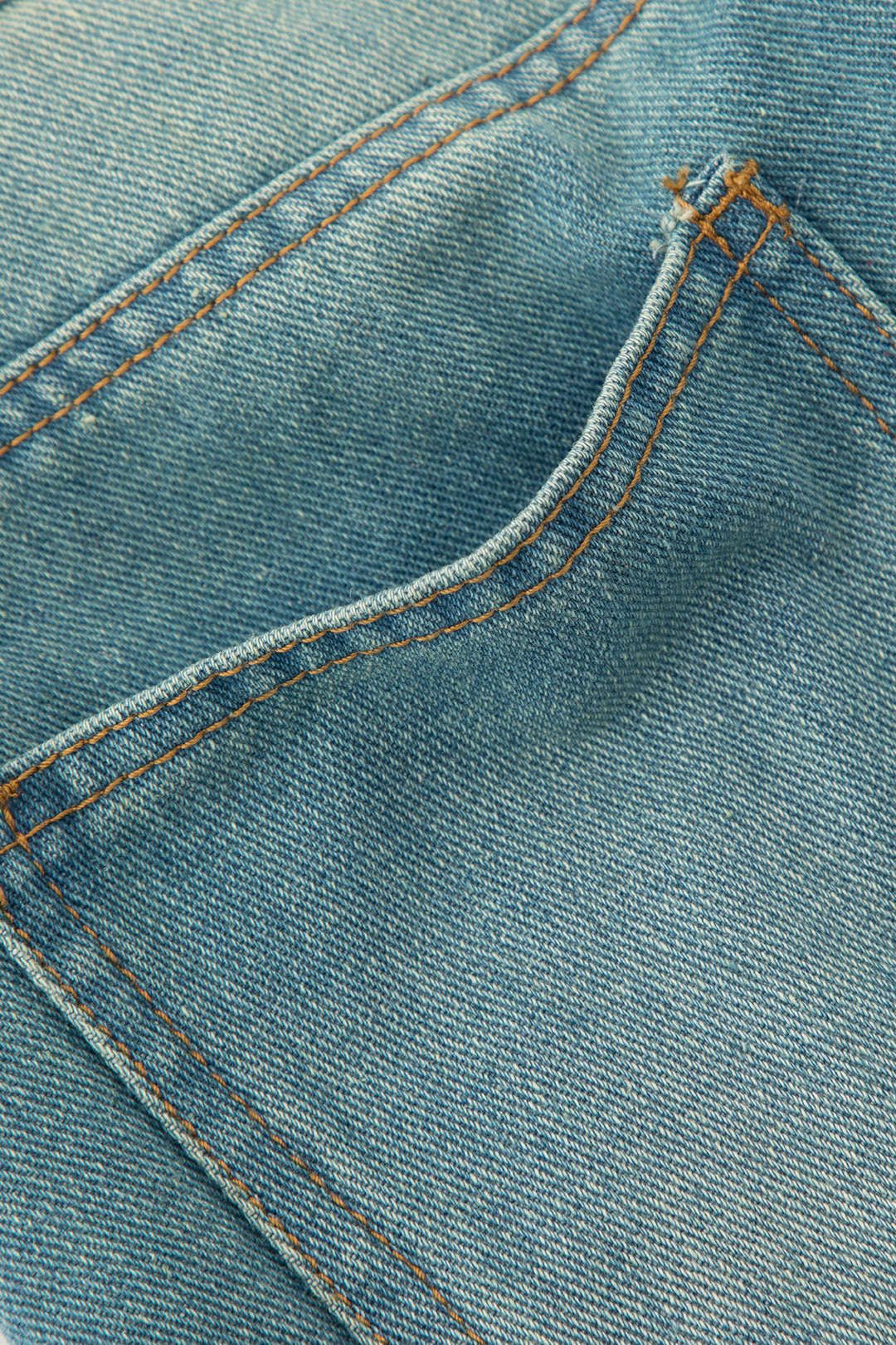 Frayed Destroyed Denim Mini Skirt sold by Micas product image thumbnail 4