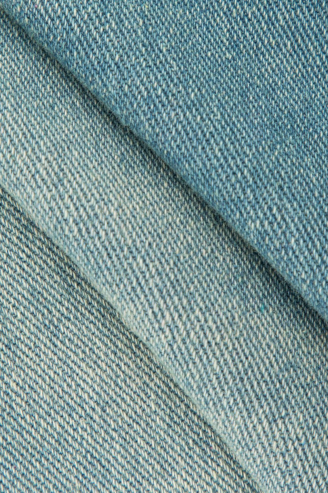 Frayed Destroyed Denim Mini Skirt sold by Micas product image thumbnail 5