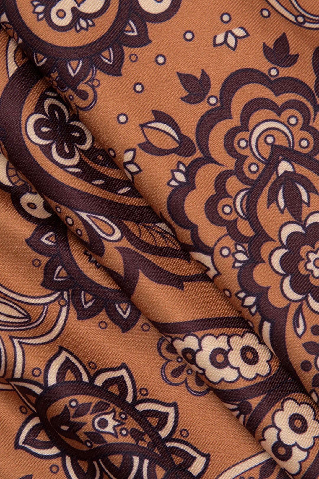 Paisley Print Keyhole Halter Backless Mini Dress sold by Micas product image thumbnail 5