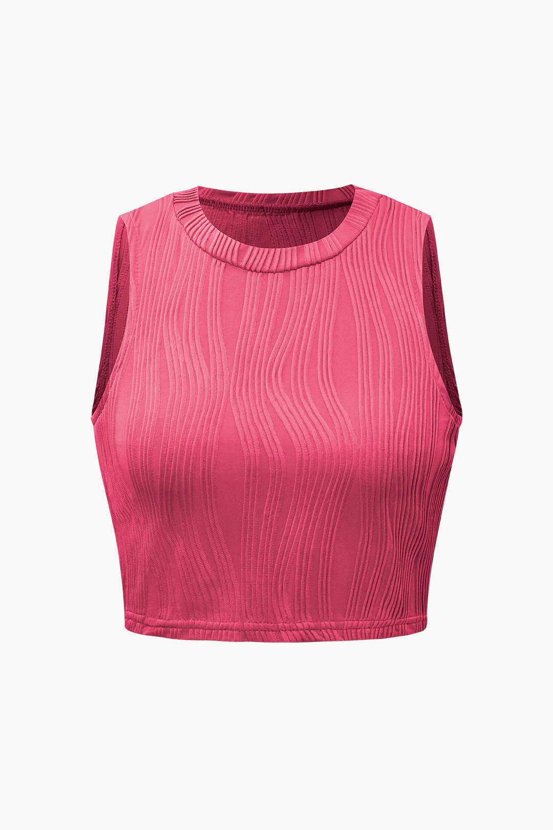 Textured Tank Top Elastic Waist Pants Set sold by Micas product image thumbnail 3