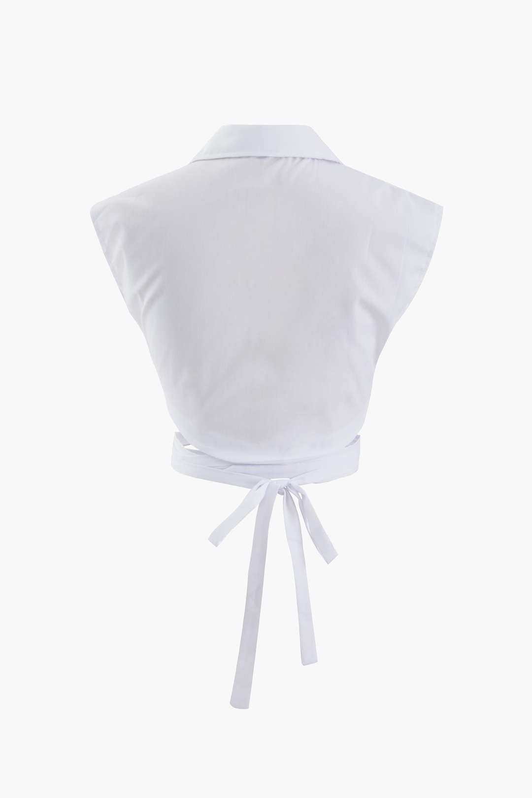 Tie Hem Sleeveless Shirt sold by Micas product image thumbnail 2