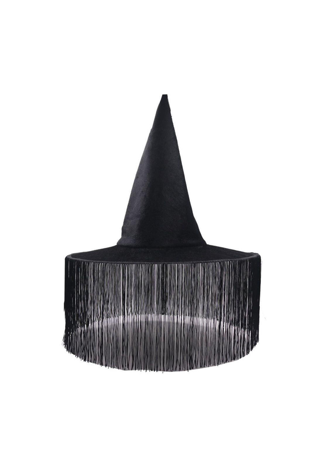 Fringe Hem Witch Hat sold by Micas