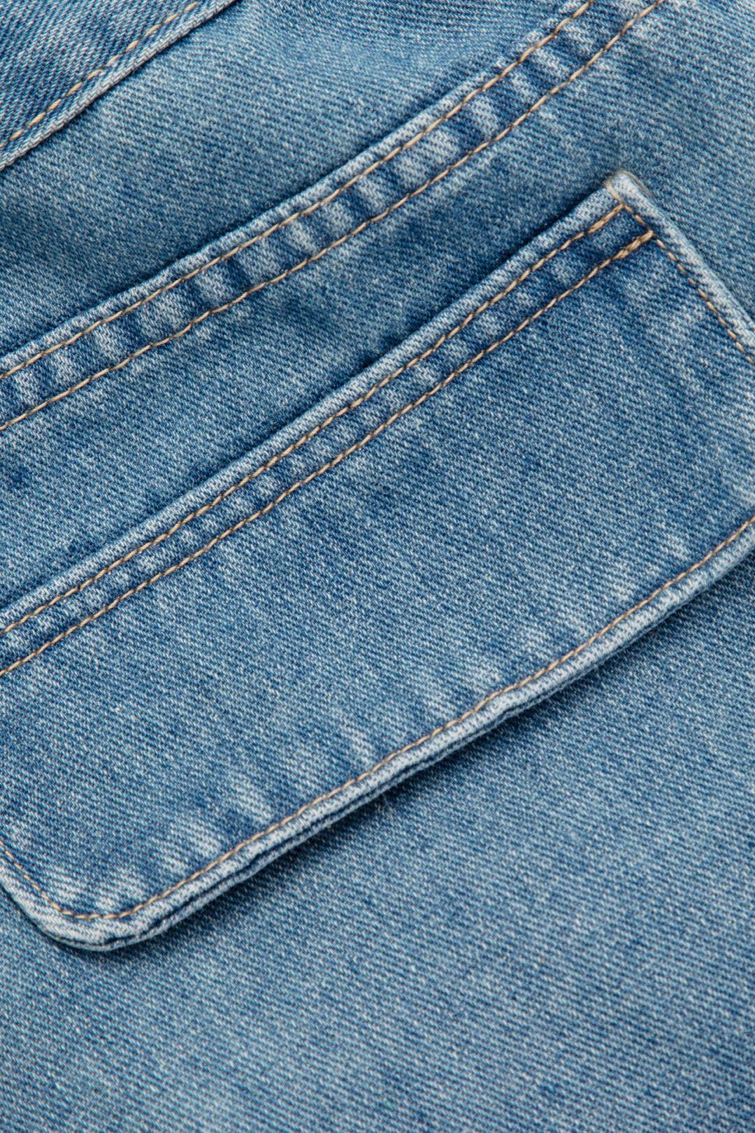 Denim Cargo Mini Skirt sold by Micas product image thumbnail 6