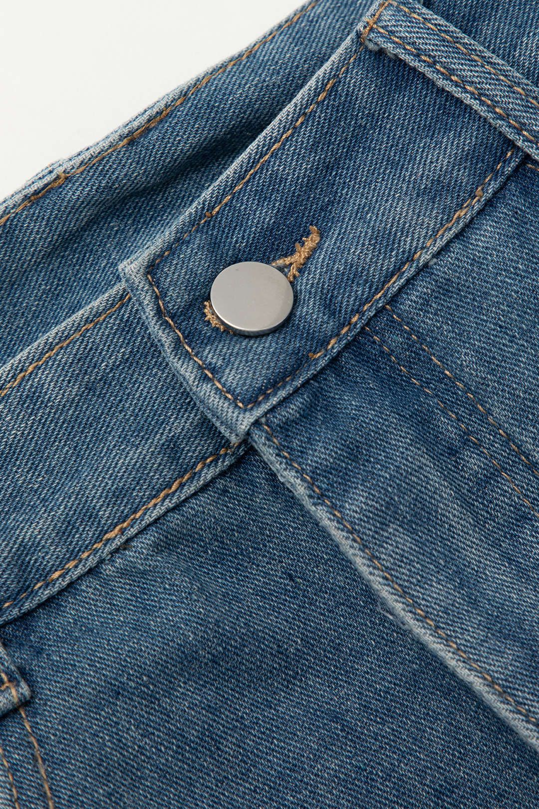 Denim Cargo Mini Skirt sold by Micas product image thumbnail 3