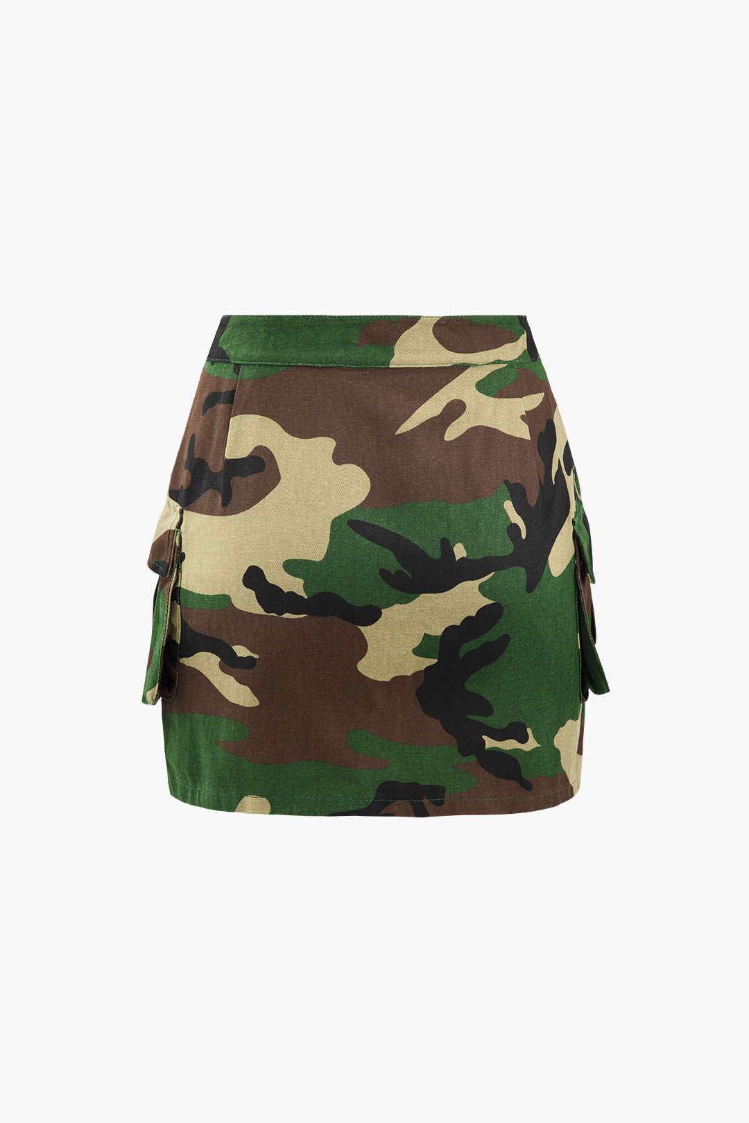 Camo Print Cargo Mini Skirt sold by Micas product image thumbnail 2