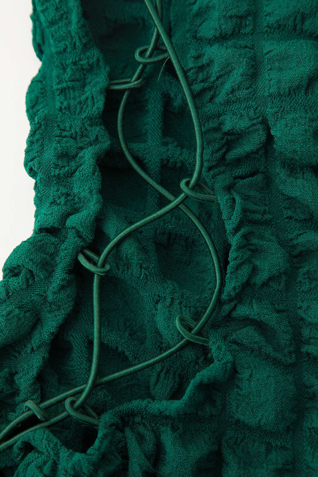 Popcorn Textured Tie Side Mini Dress sold by Micas product image thumbnail 4