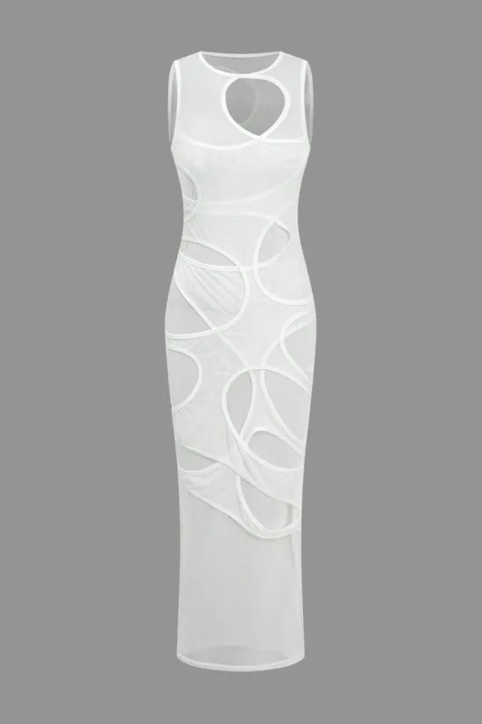 Solid Cut Out Tank Midi Dress sold by Micas