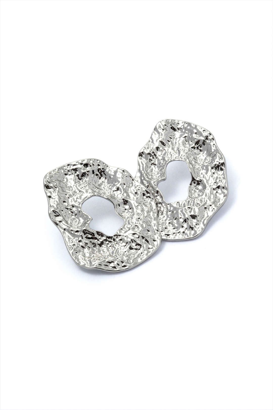 Hammered Cut Out Earrings sold by Micas product image thumbnail 3