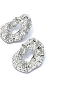 Hammered Cut Out Earrings sold by Micas