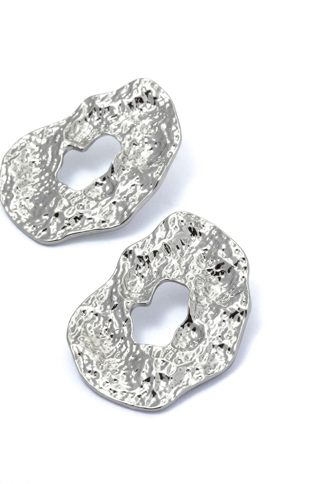 Hammered Cut Out Earrings sold by Micas product image thumbnail 4