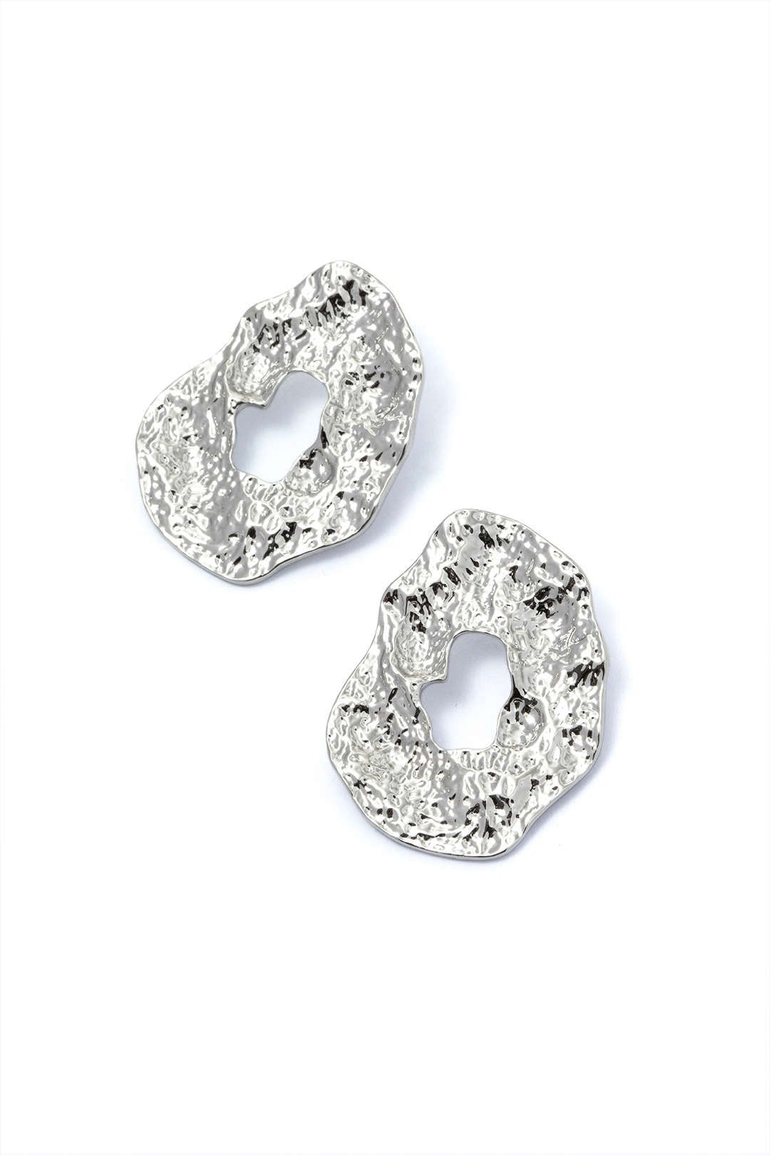 Hammered Cut Out Earrings sold by Micas