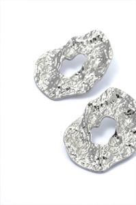 Hammered Cut Out Earrings sold by Micas