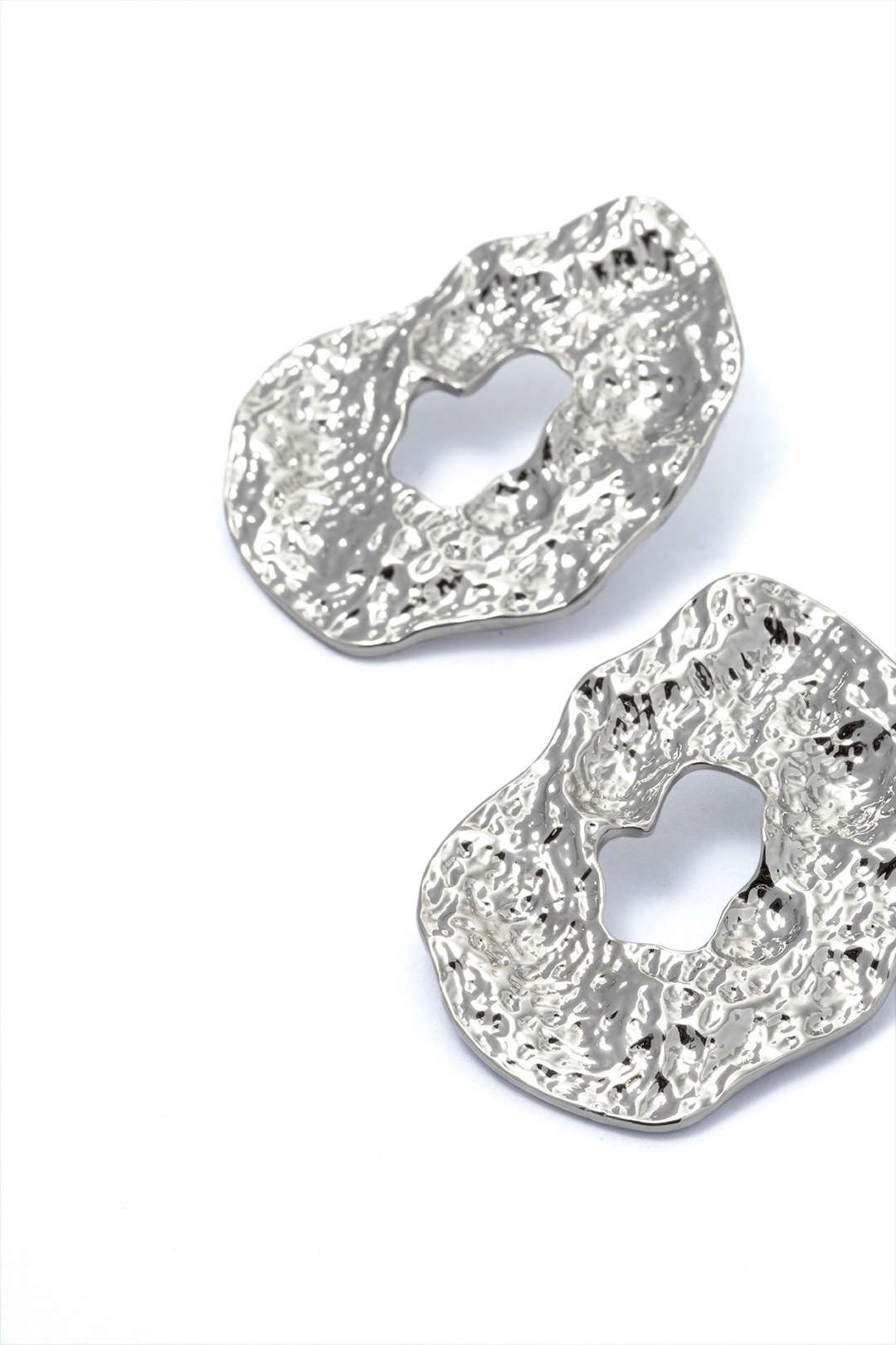 Hammered Cut Out Earrings sold by Micas product image thumbnail 5