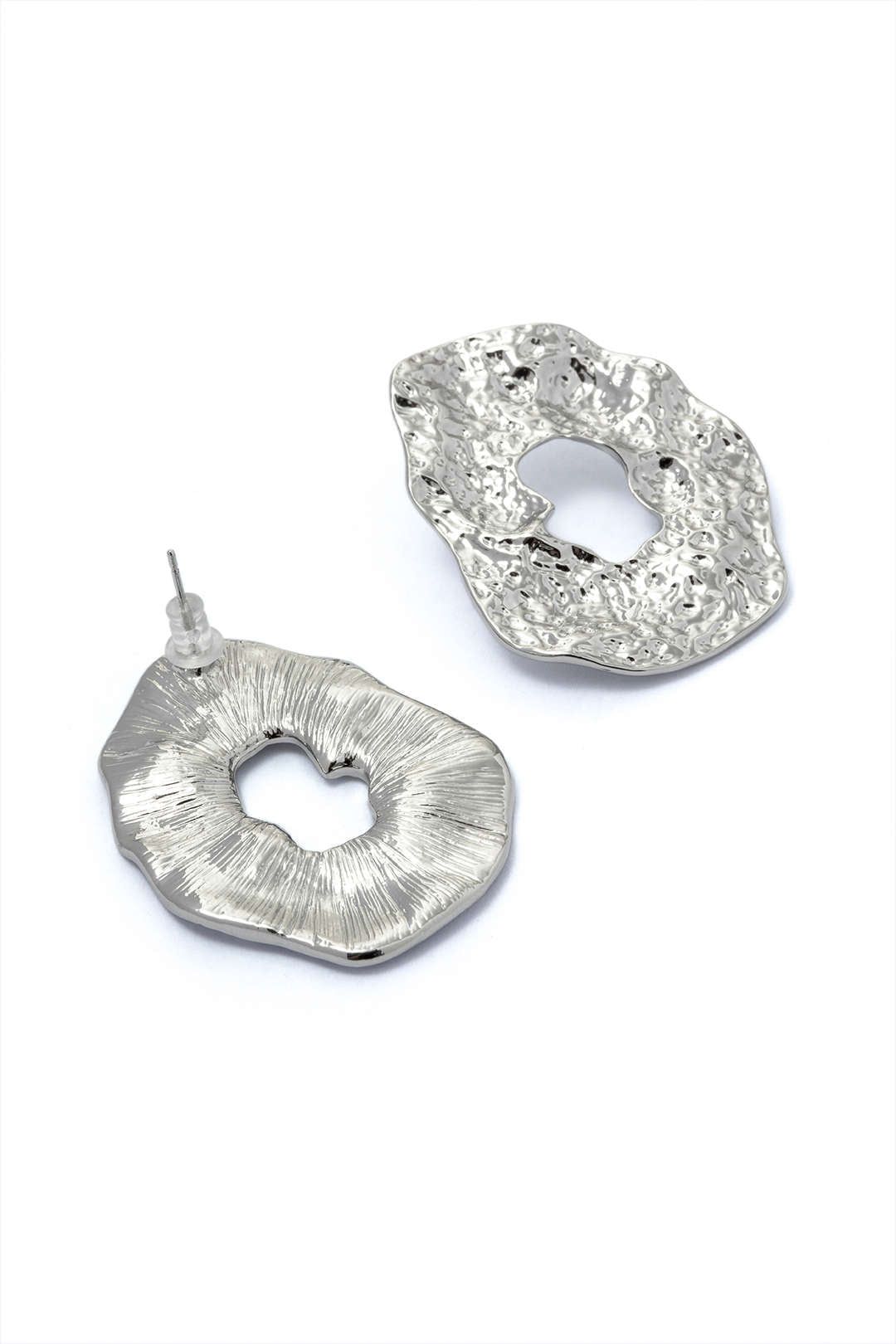 Hammered Cut Out Earrings sold by Micas product image thumbnail 2