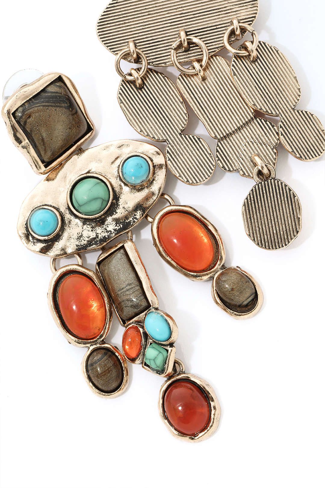 Retro Geometric Drop Earrings sold by Micas product image thumbnail 2