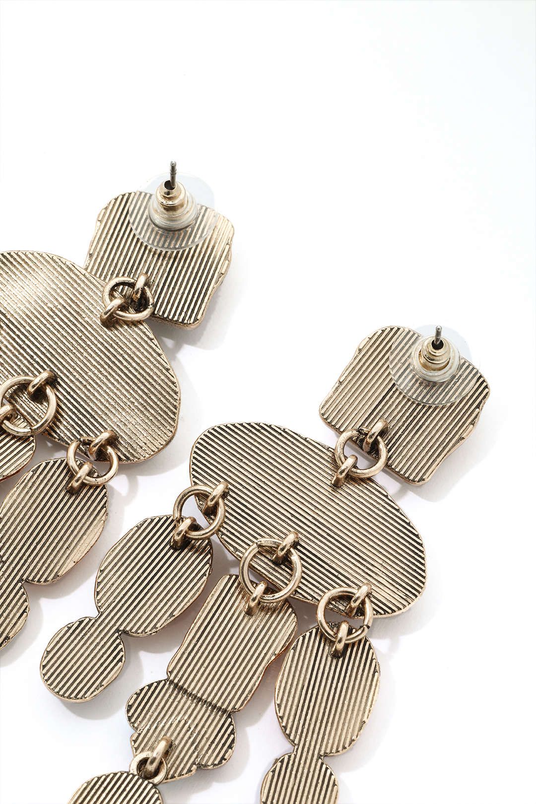 Retro Geometric Drop Earrings sold by Micas product image thumbnail 3