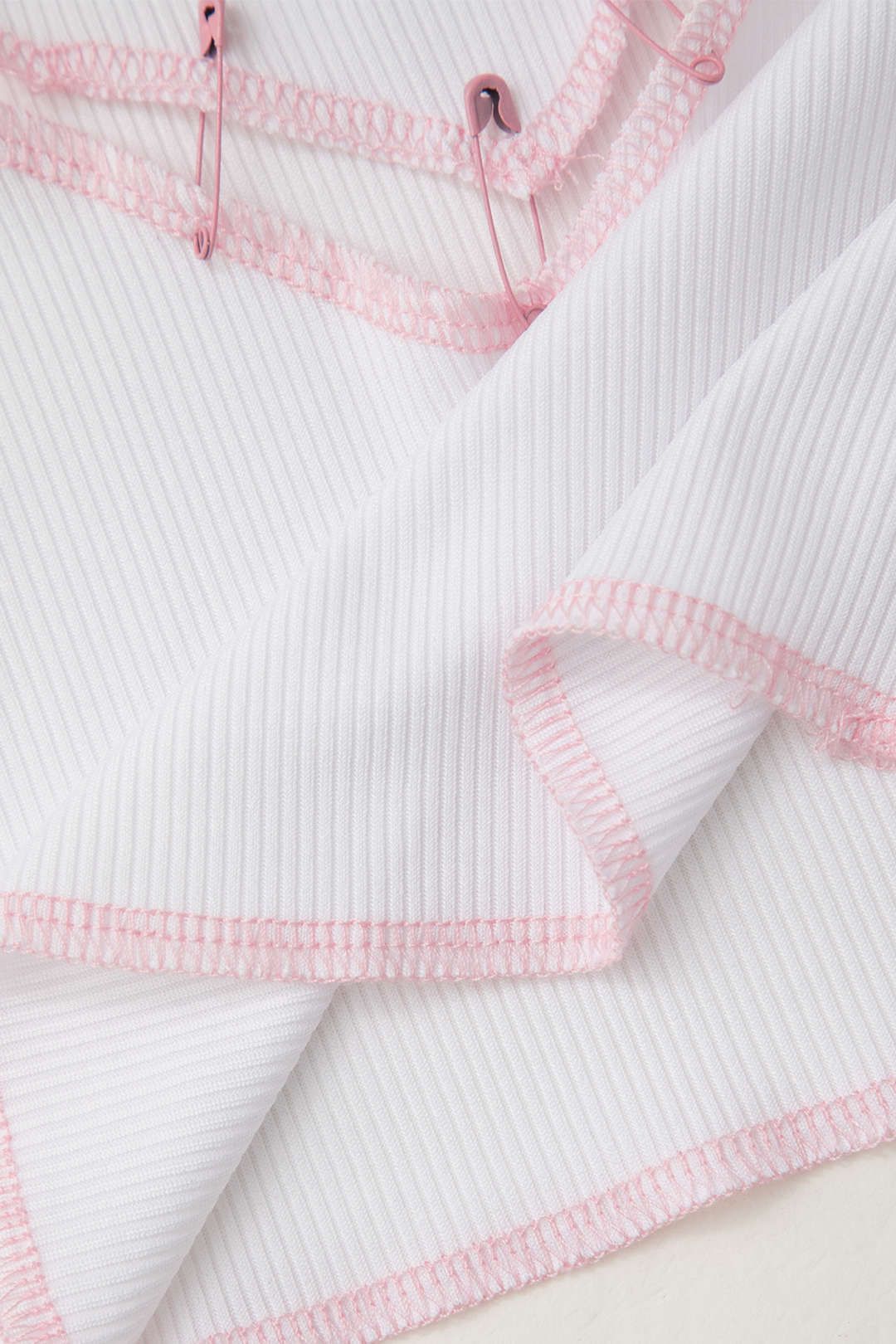 Heart-shaped Cut Out Crop Tank Top sold by Micas product image thumbnail 6