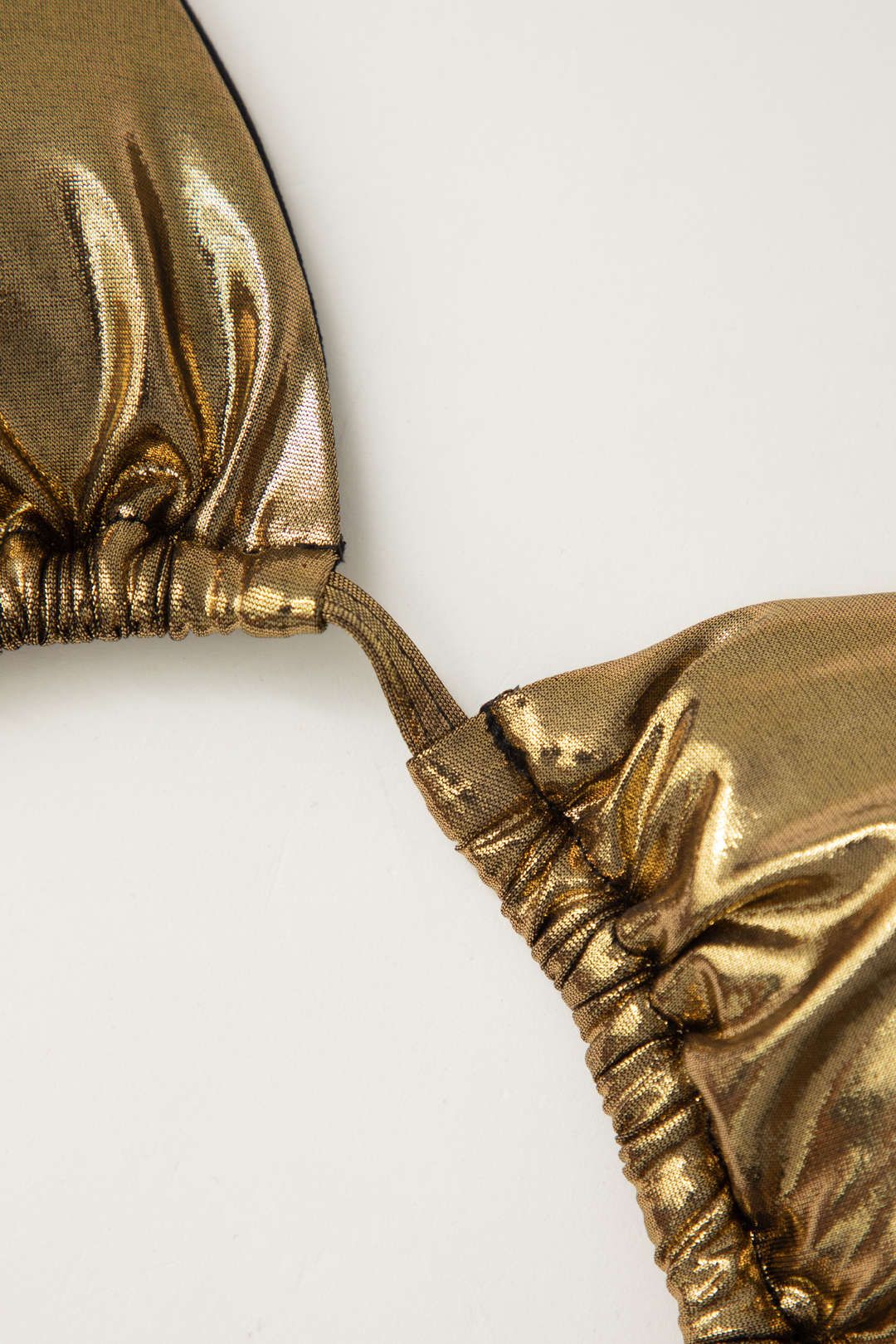 Metallic Tie Bikini And Drawstring Cover-up Skirt Set sold by Micas product image thumbnail 6