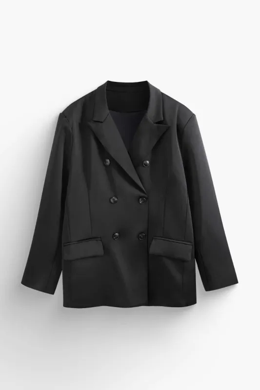 Double Breasted Flap Pocket Blazer sold by Micas