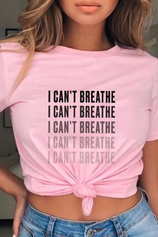 Letter Print Short Sleeve T-Shirt sold by Micas